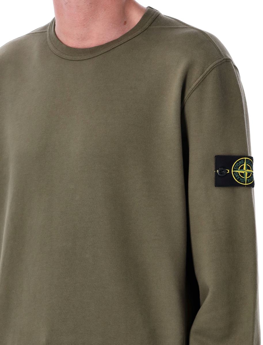 Stone Island Brushed Organic Cotton Sweatshirt