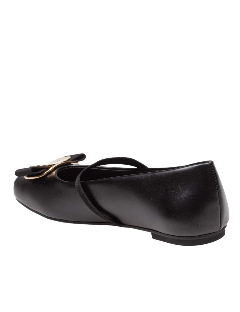 Salvatore Ferragamo Soft Leather Ballerina Flat