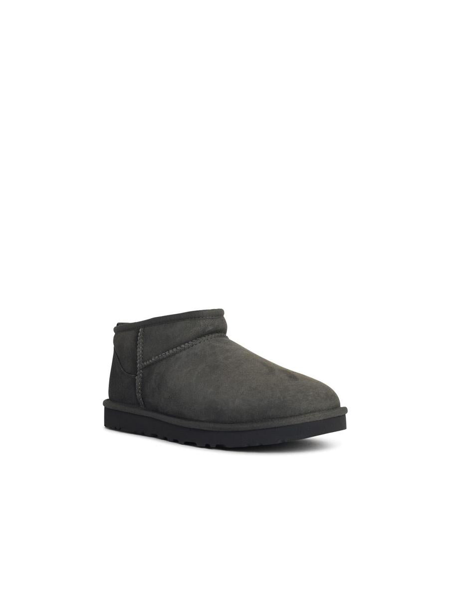 UGG 'Classic Ultra Mini' Grey Suede Boots