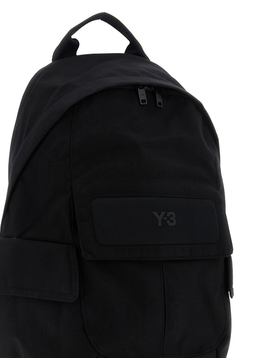 Y-3 Adidas Small Logo Pocket Backpack