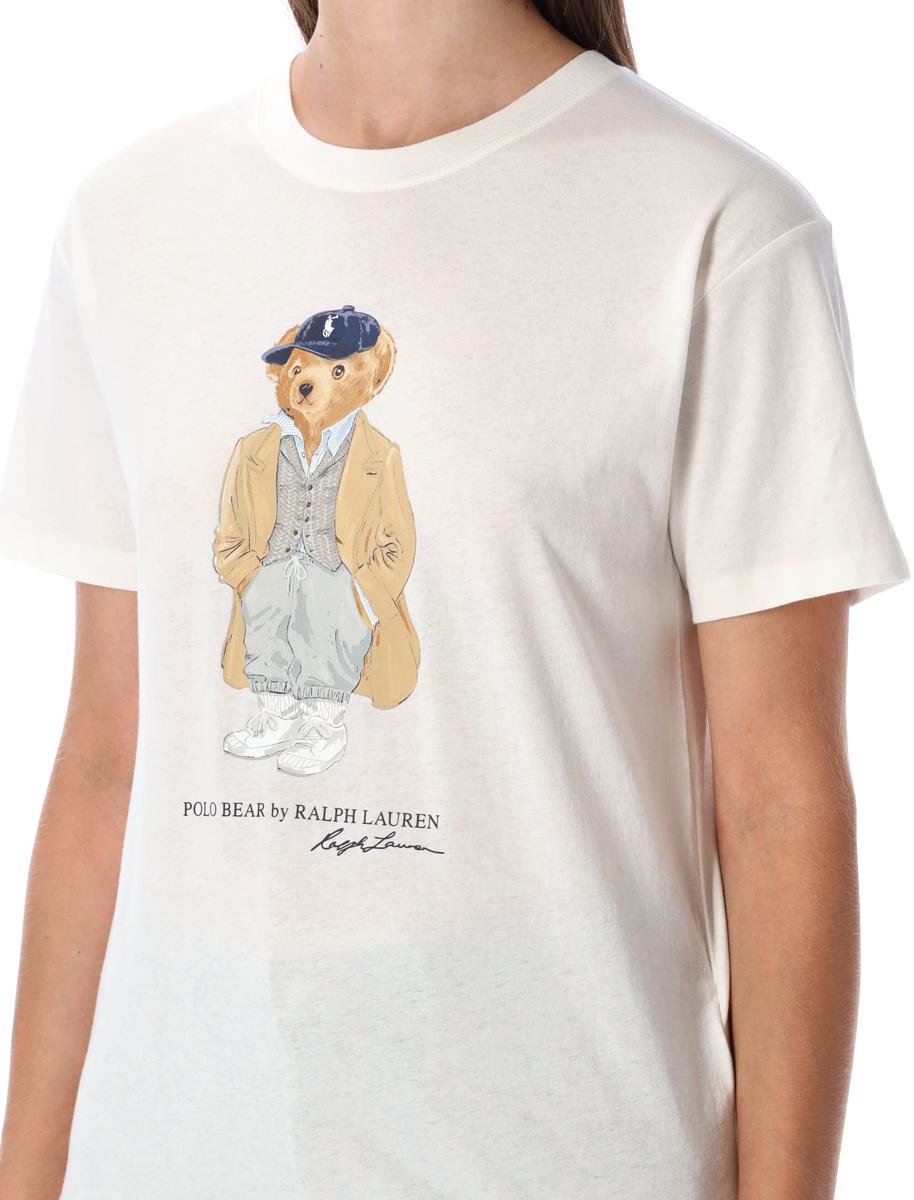 Polo Ralph Lauren Polo Bear White Cotton Jersey T-Shirt