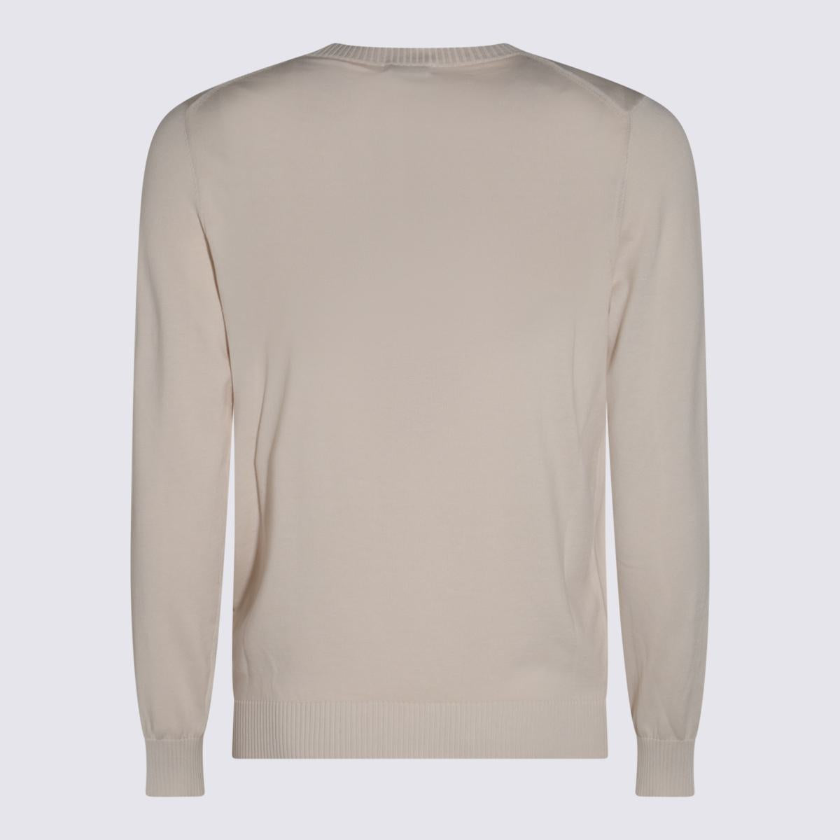 Malo White Cotton Knitwear