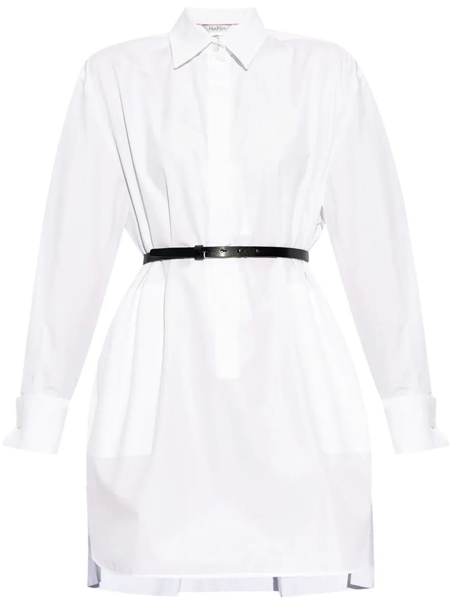 Max Mara Alcade Poplin Oversized Mini Dress Clothing