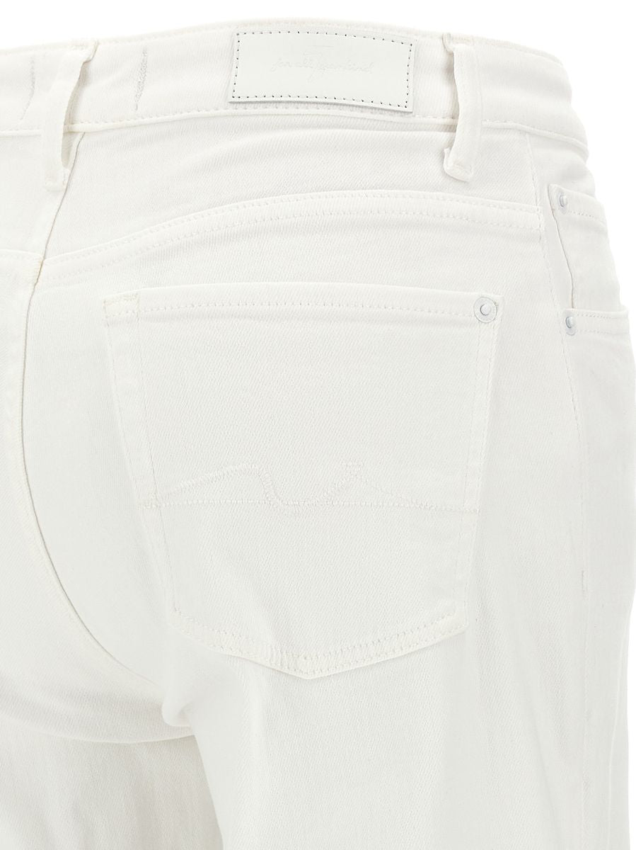 7 For All Mankind Calie Straighnt Cropped Jeans