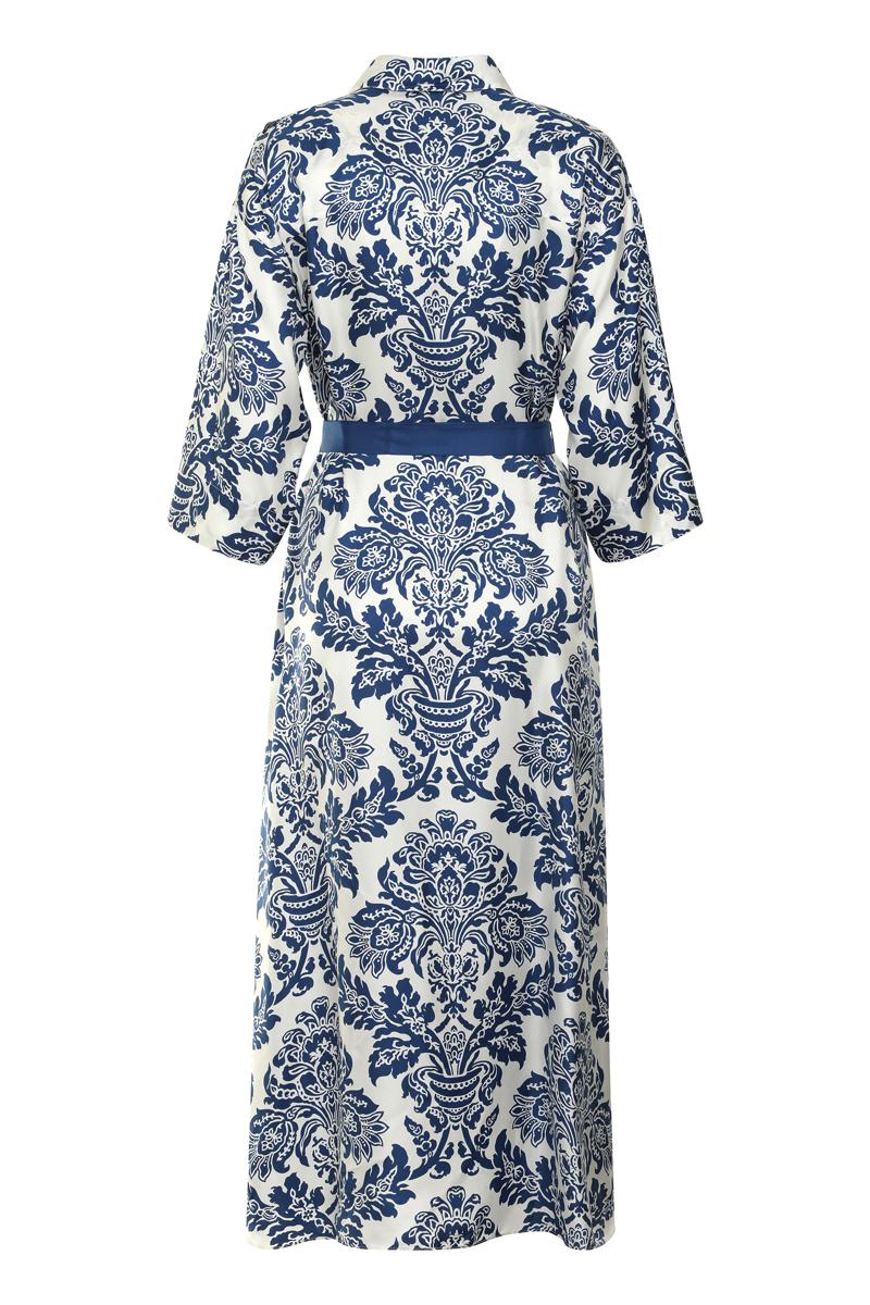 'S Max Mara Camelia Printed Silk Shirtdress