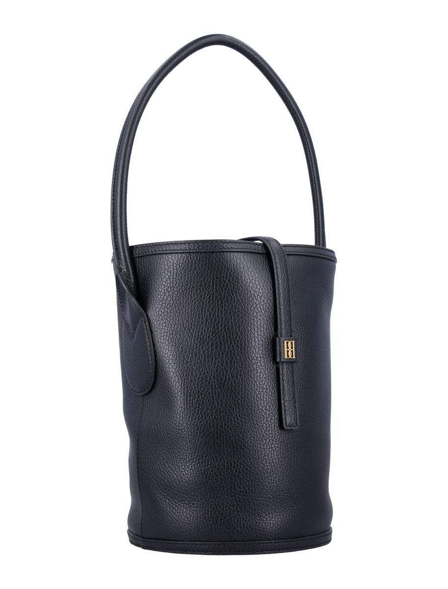 By Malene Birger Marylle Small Grainy Leather Bucket Bag