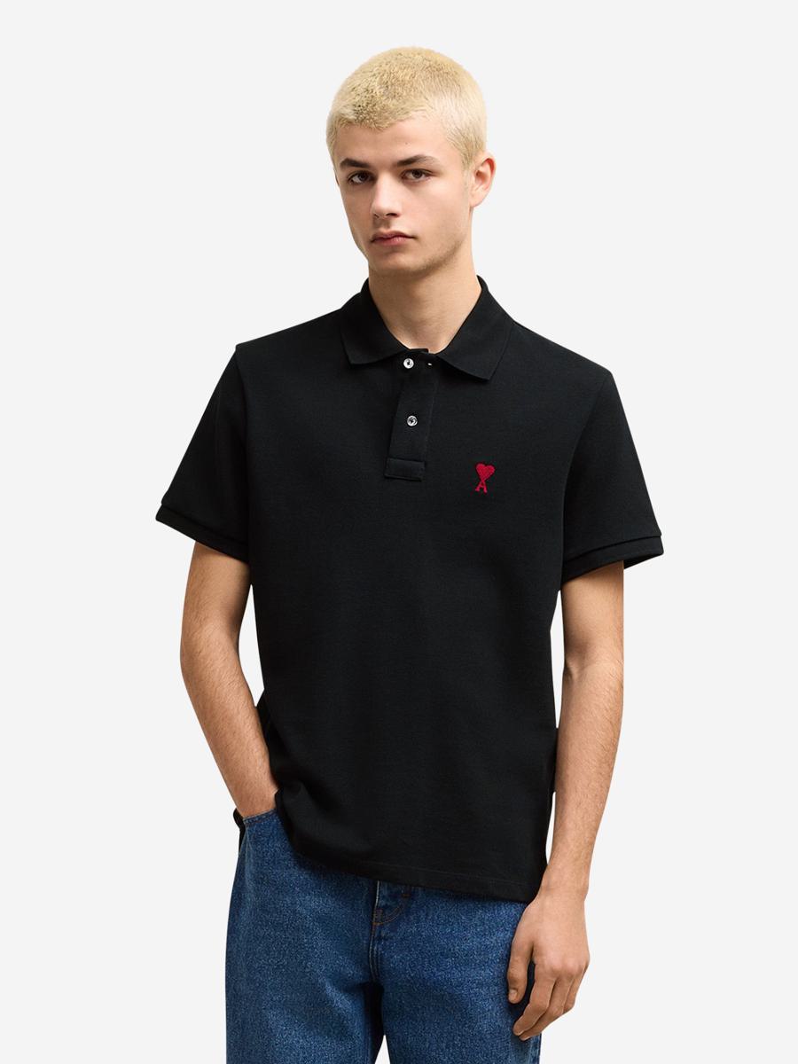 AMI Paris Cotton Heart Polo