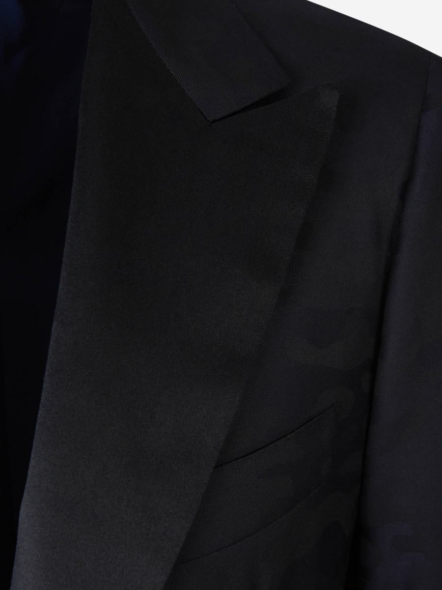 Sartorio Napoli Camouflage Pattern Blazer