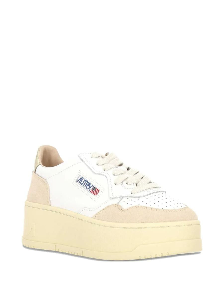 Autry "Platform Low" Suede Sneakers Shoes
