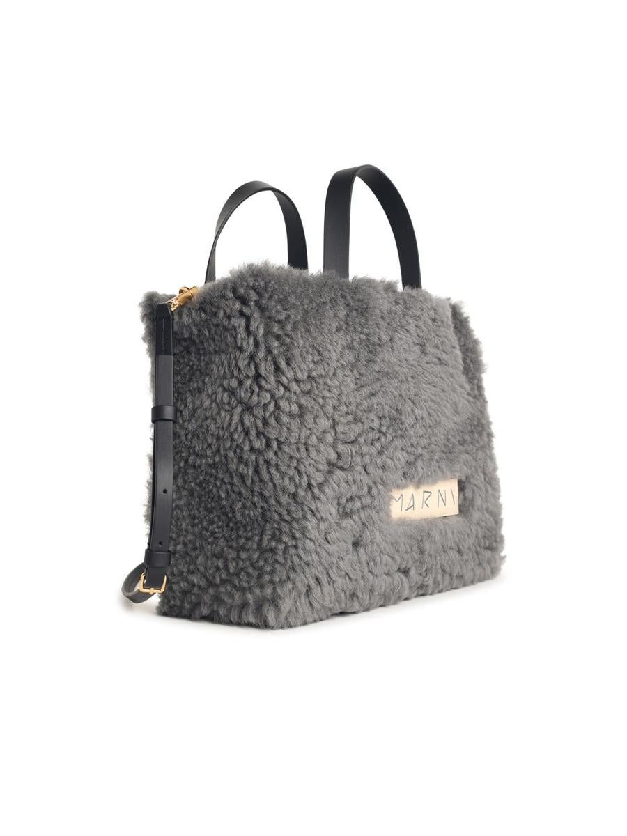 Marni 'Museum' Two-Tone Leather Blend Bag