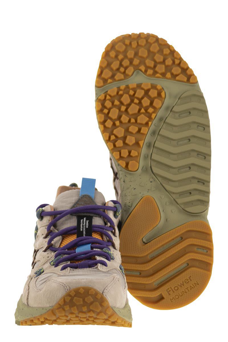 Flower Mountain Yamabushi - Sneakers In Suede And Technical Fabric