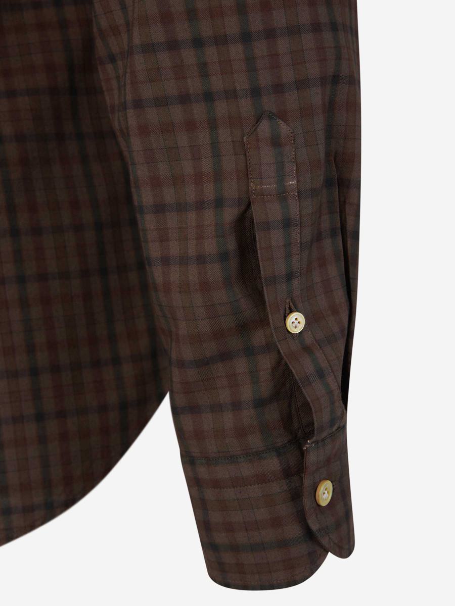 Vincenzo Di Ruggiero Check Motif Shirt