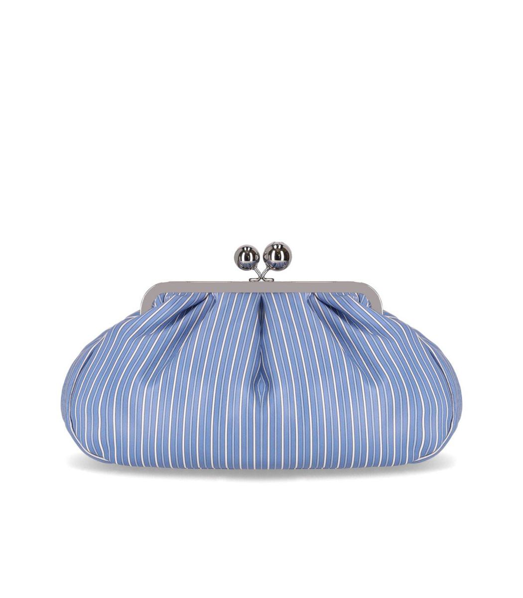Weekend Max Mara Pasticcino Rubens Medium Light Blue Clutch