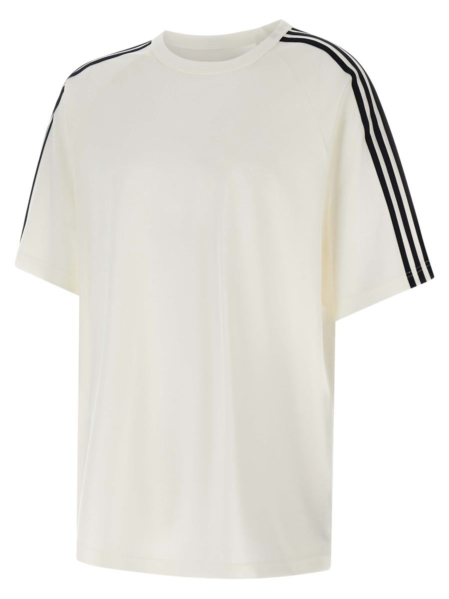 Y-3 Adidas 'Y-3 Short Sleeve Tee 3-Stripes' T-Shirt