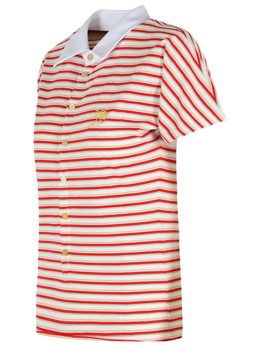 Golden Goose Red Cotton Polo Shirt