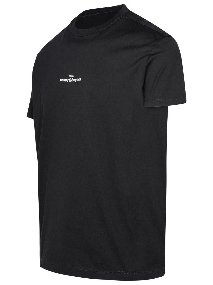 Maison Margiela Black Cotton T-Shirt