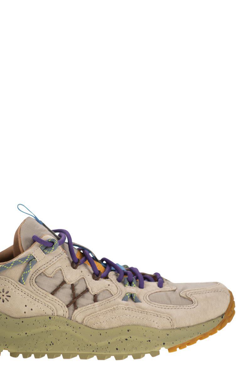 Flower Mountain Yamabushi - Sneakers In Suede And Technical Fabric