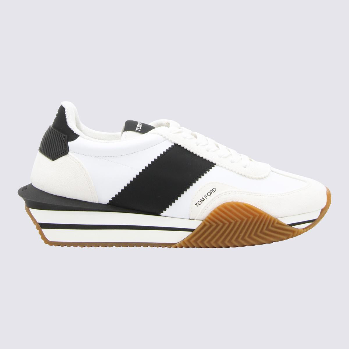 Tom Ford White Leather Sneakers