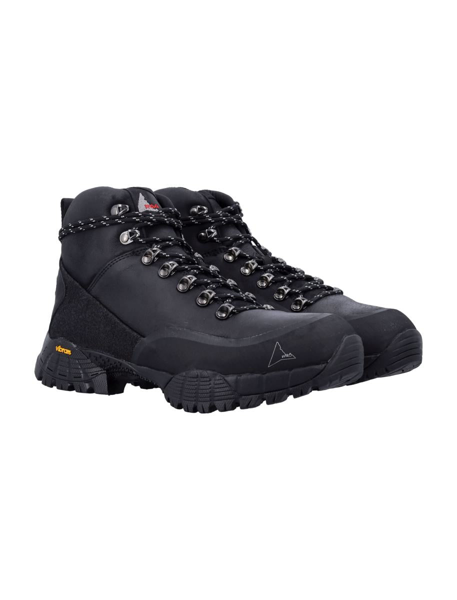 Roa Andreas Black Kudu Leather Boots
