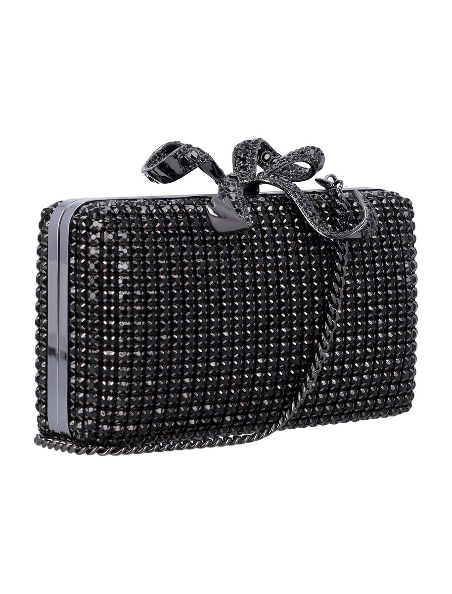Self-Portrait Crystal Box Clutch
