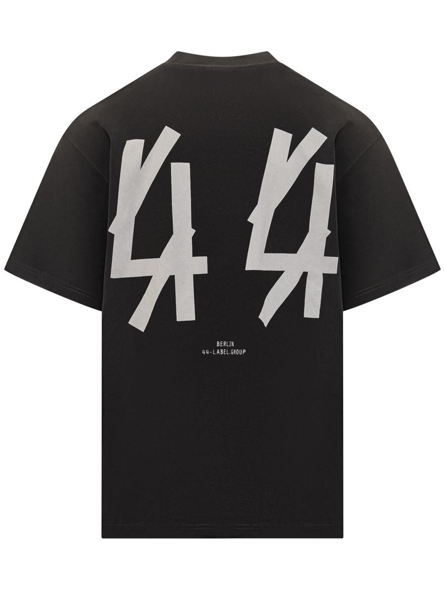M44 Label Group 44 Label Group Men'S Black Logo T-Shirt