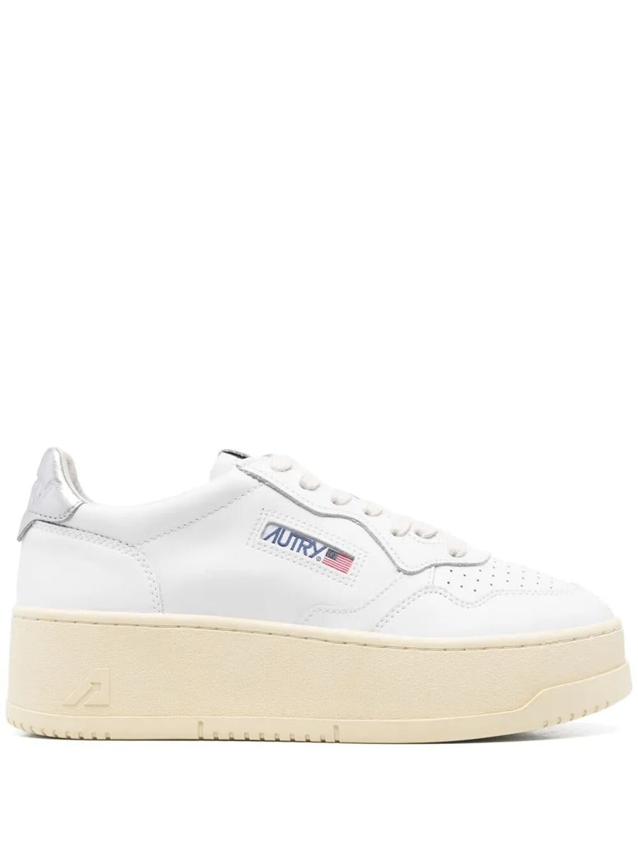 Autry "Platform Low" Leather Sneakers Shoes