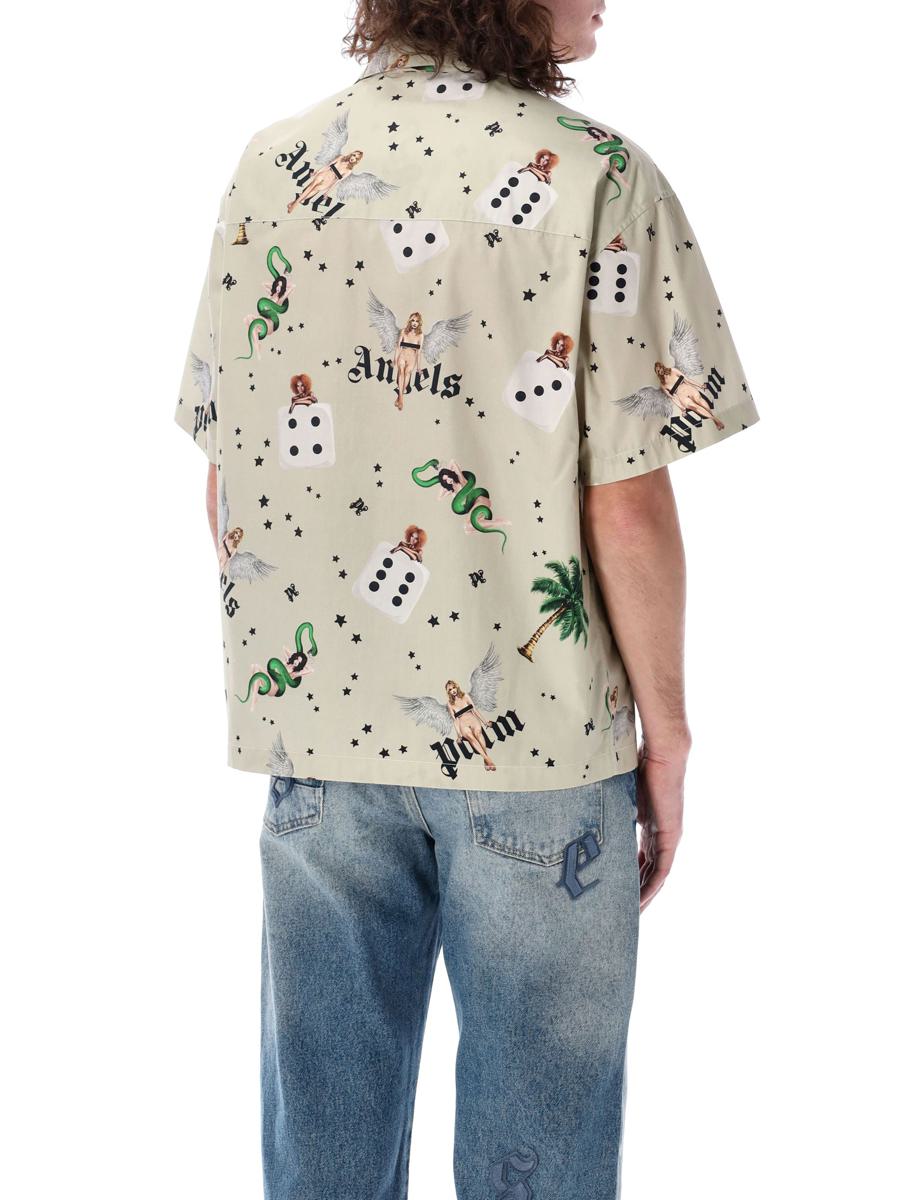 Palm Angels Pin-Up Bowling Shirt