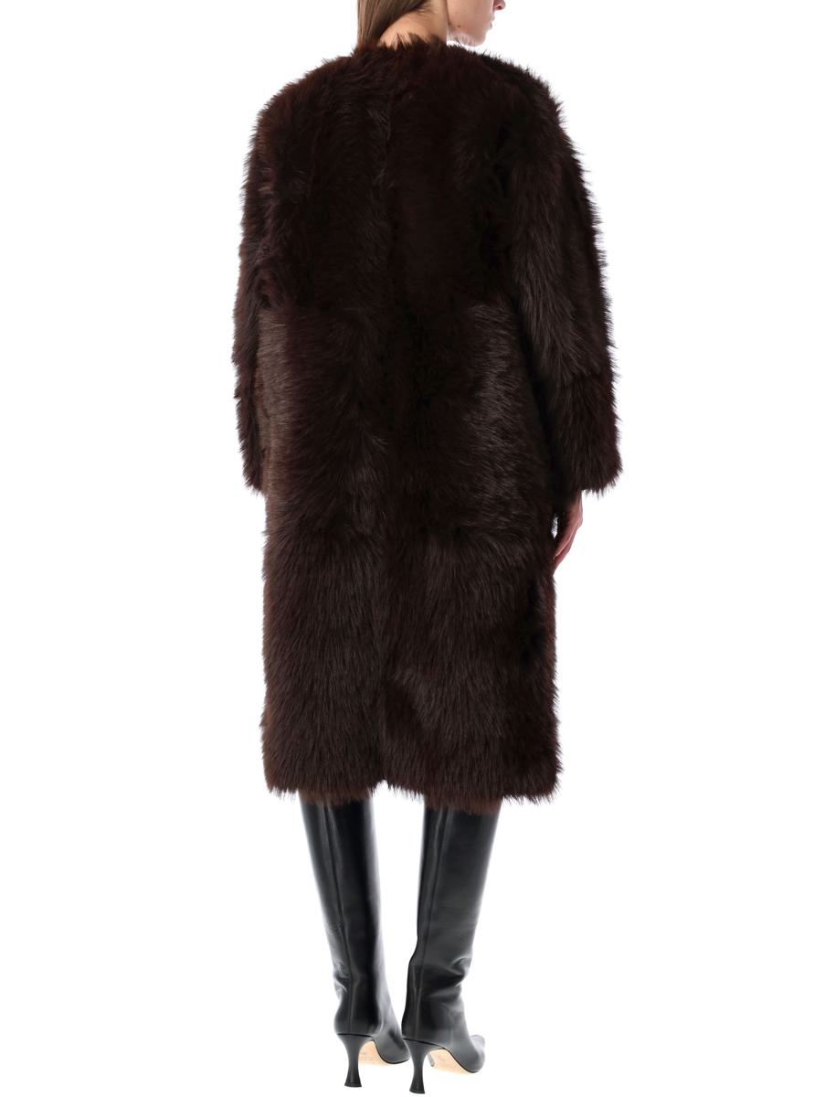 Urbancode Faux Fur Coat With Suede Interior