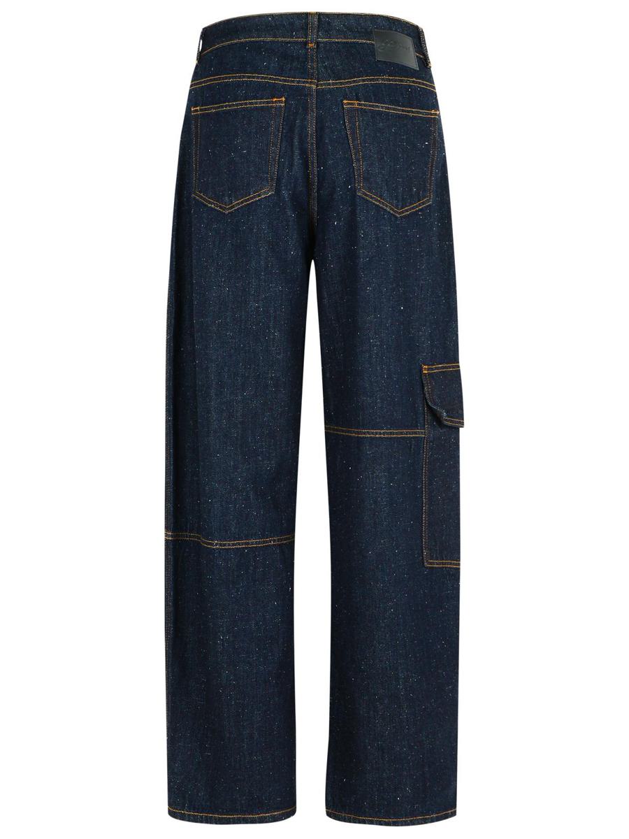Ganni Navy Cotton Jeans