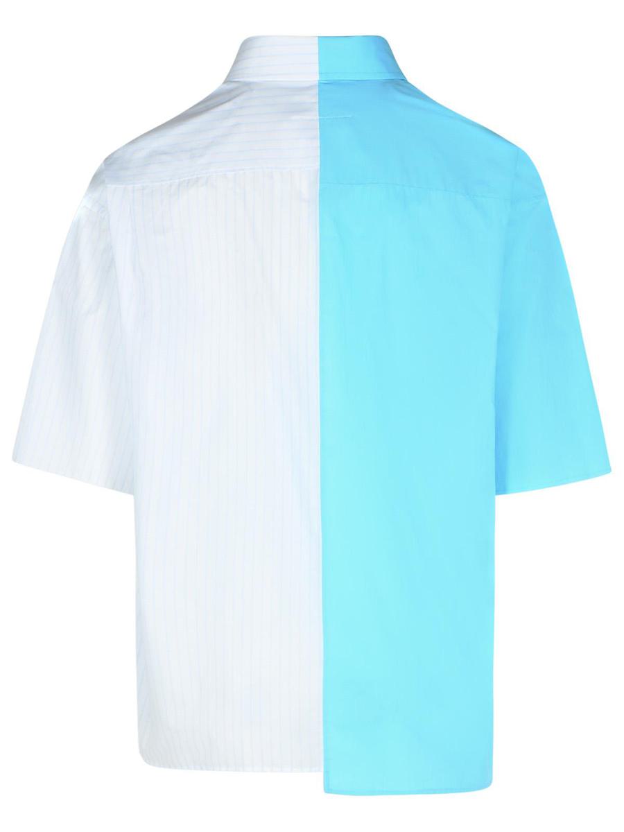 MM6 Maison Margiela Light Blue Cotton Shirt