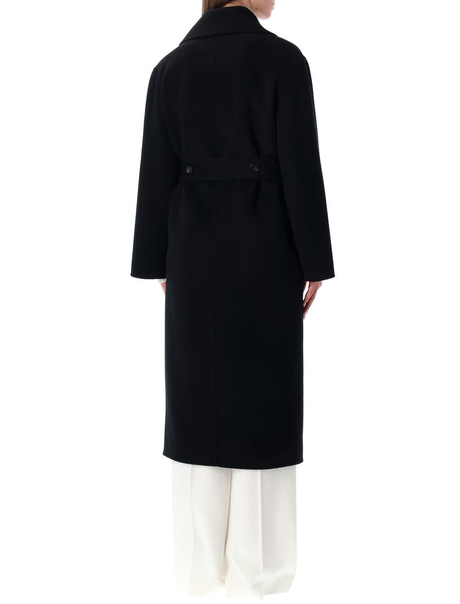 Alberta Ferretti Coat In Double-Face Wool