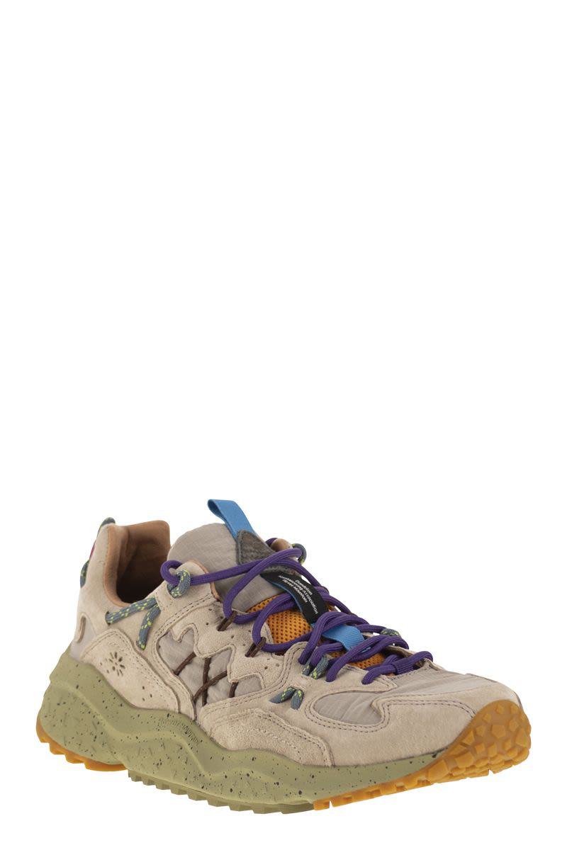 Flower Mountain Yamabushi - Sneakers In Suede And Technical Fabric