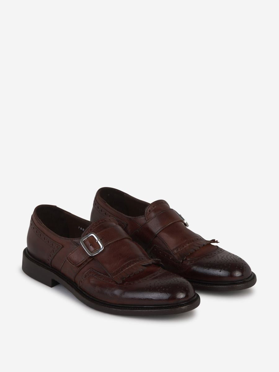 Green George Buckle Shoes