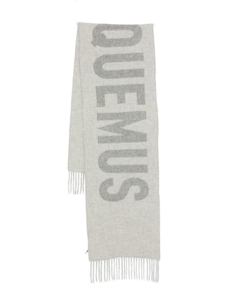 Jacquemus Scarf With Fringes And Logo