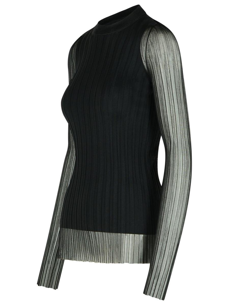 Sportmax 'Acino' Black Polyamide Blend Sweater
