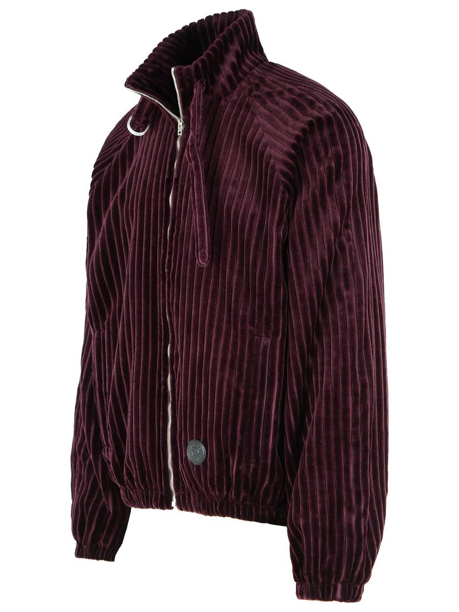 Acne Studios Burgundy Cotton Bomber Jacket