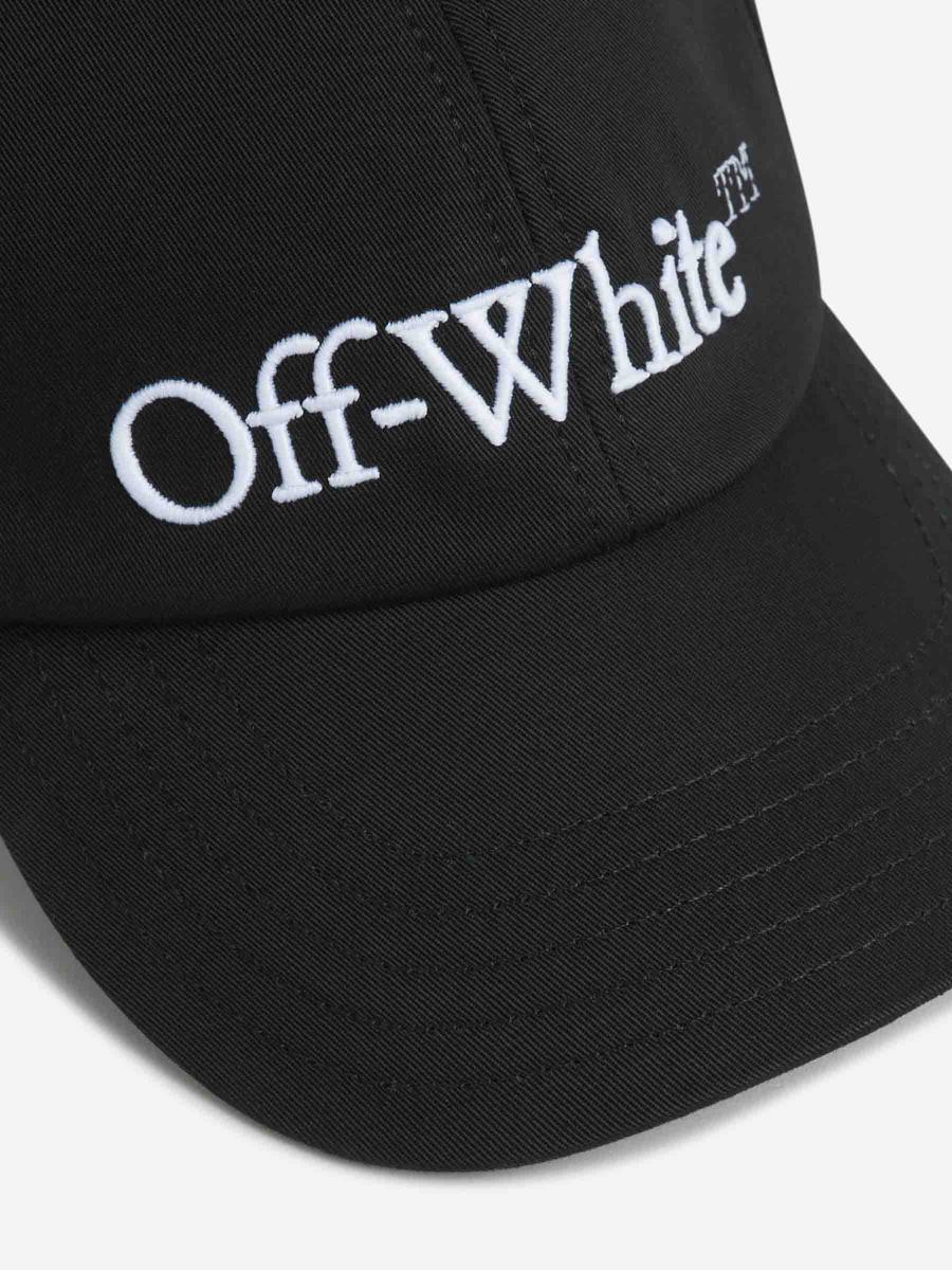 Off-White Embroidered Cotton Cap