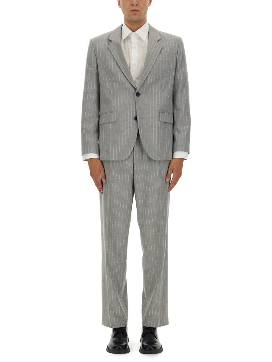 Hugo Boss Slim Fit Suit With Striped Pattern