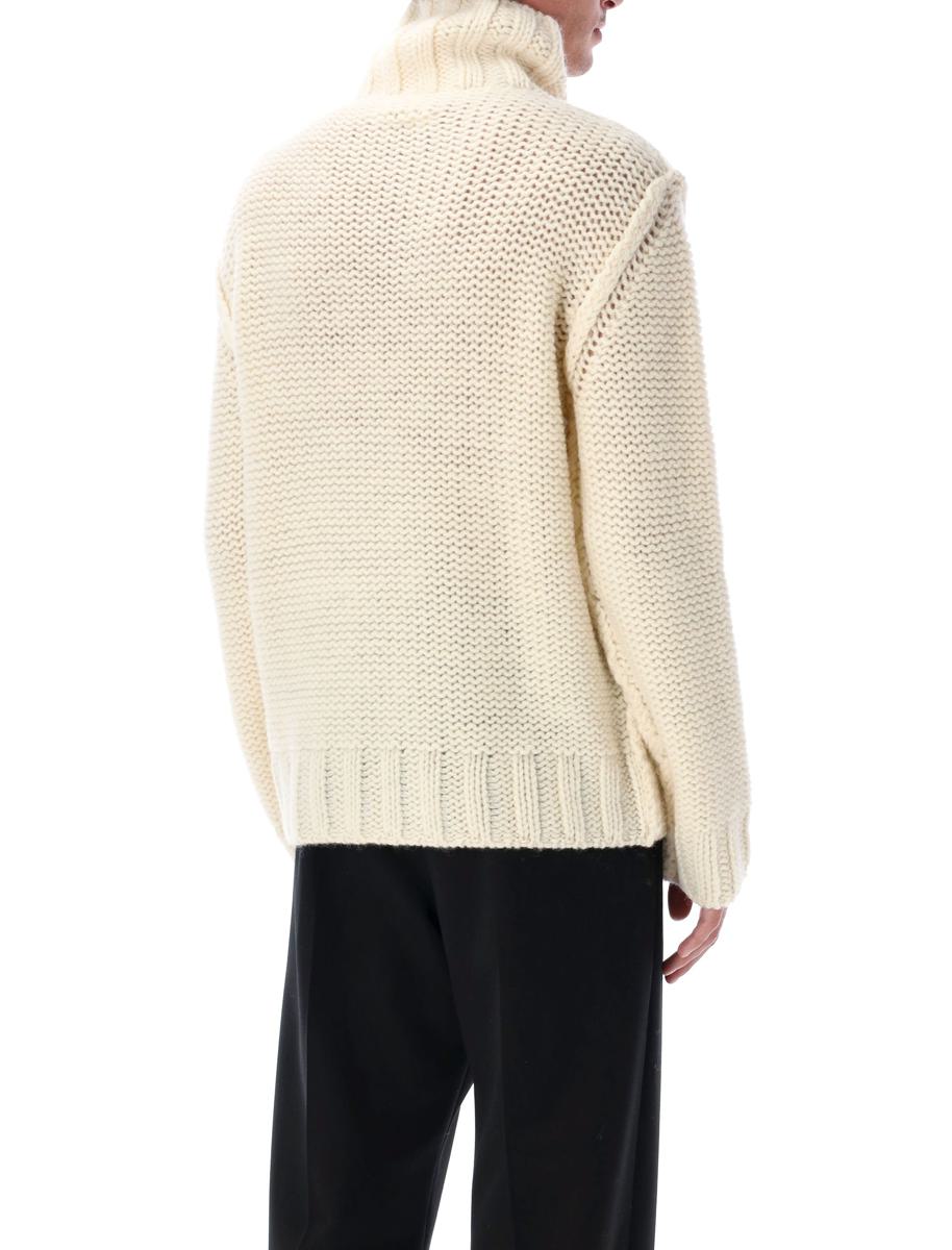 MM6 Maison Margiela Chunky Wool Turtleneck Jumper