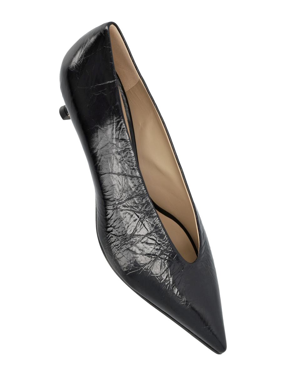 Le Monde Beryl Babouche Kitten Heels Black Naplack