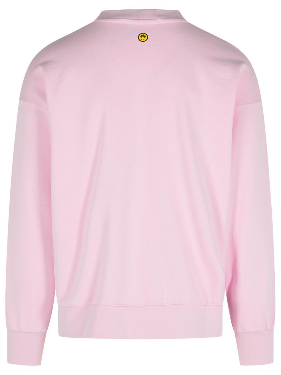Barrow Pink Cotton Sweatshirt