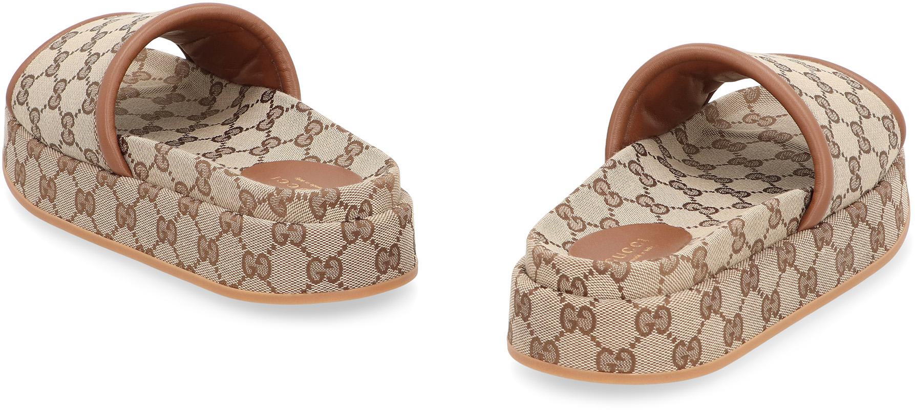 Gucci Original Gg Fabric Slides