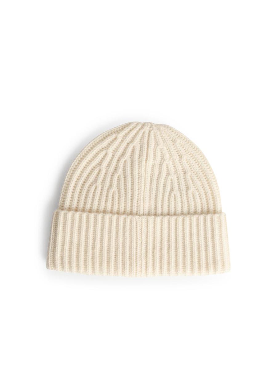 Lisa Yang 'Martigny' Cream Cashmere Beanie