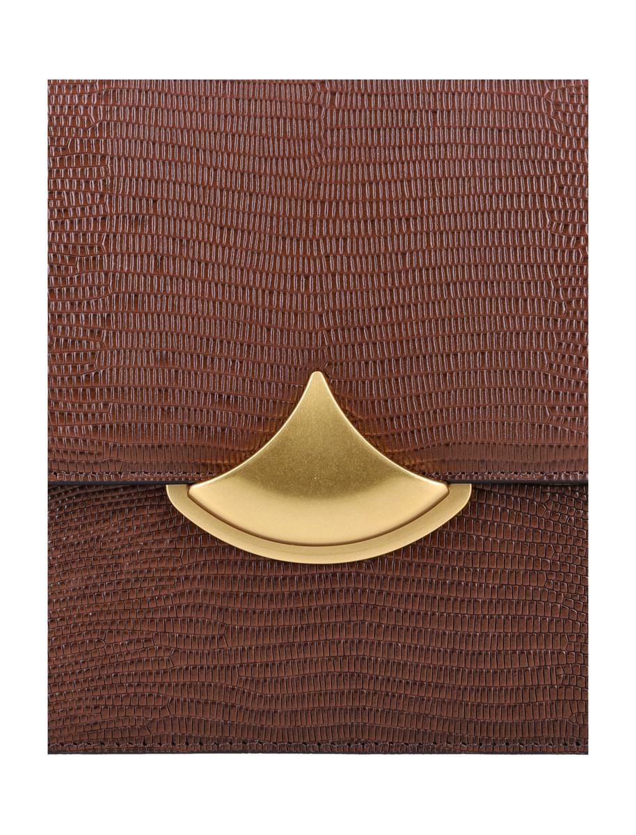 Sessun Sessùn Diviluz Lizard-Print Leather Box Bag