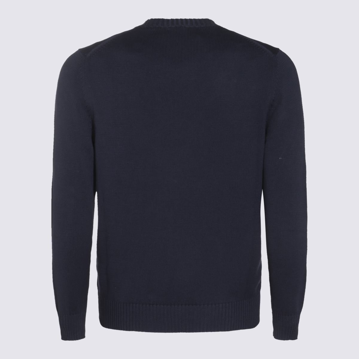 Malo Blue Cotton Knitwear