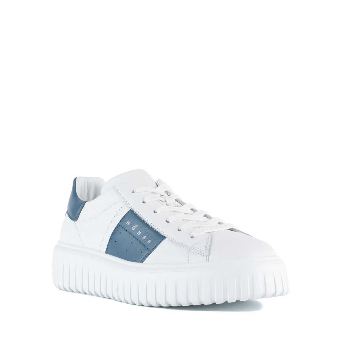 Hogan White H-Stripes Sneakers