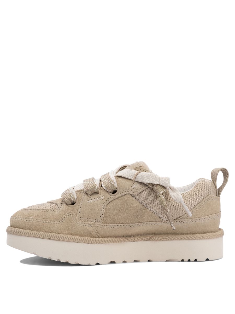 Ugg 'Lowlel' Beige Suede Sneakers
