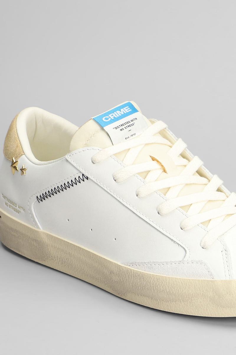 Crime London Distressed Sneakers