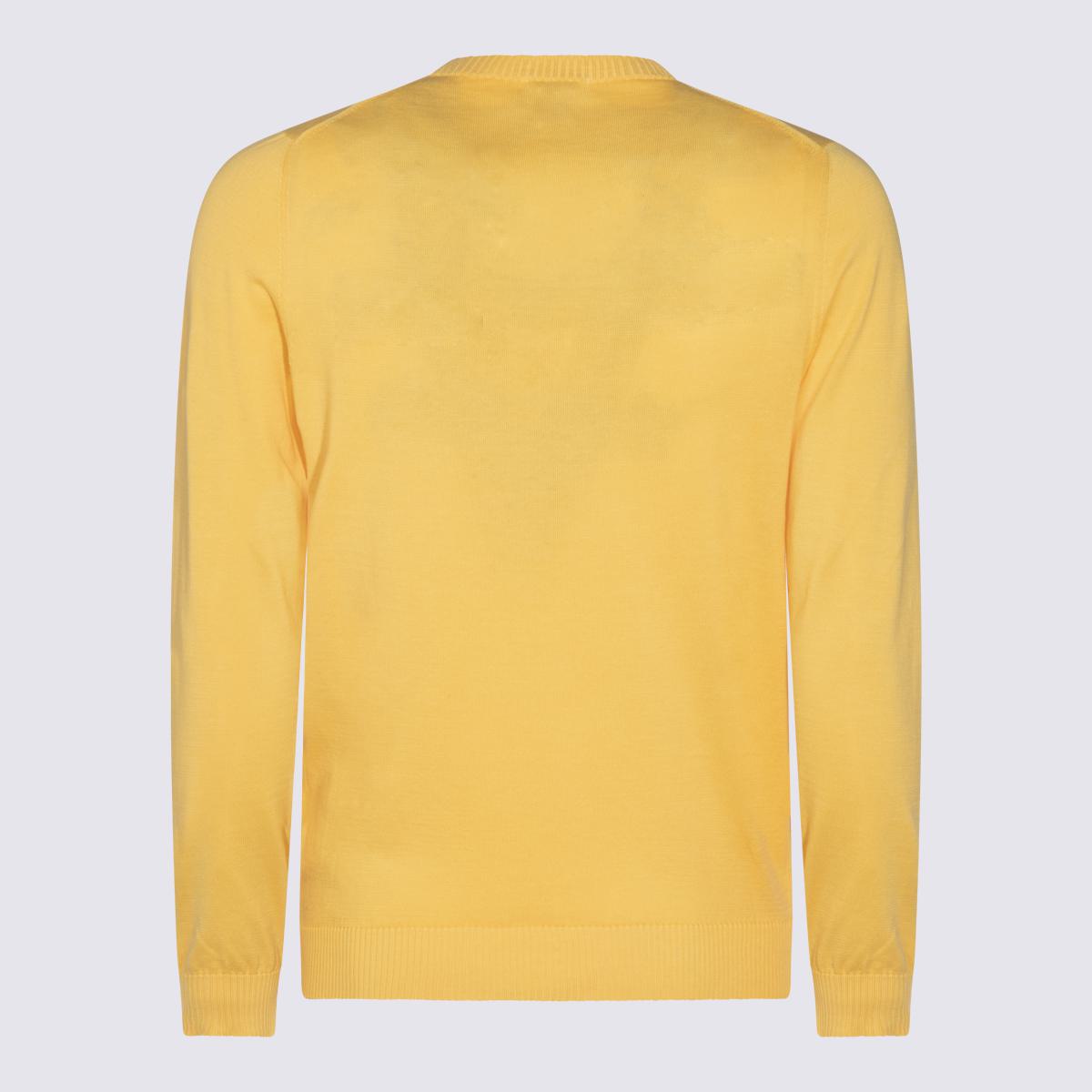 Malo Yellow Cotton Knitwear