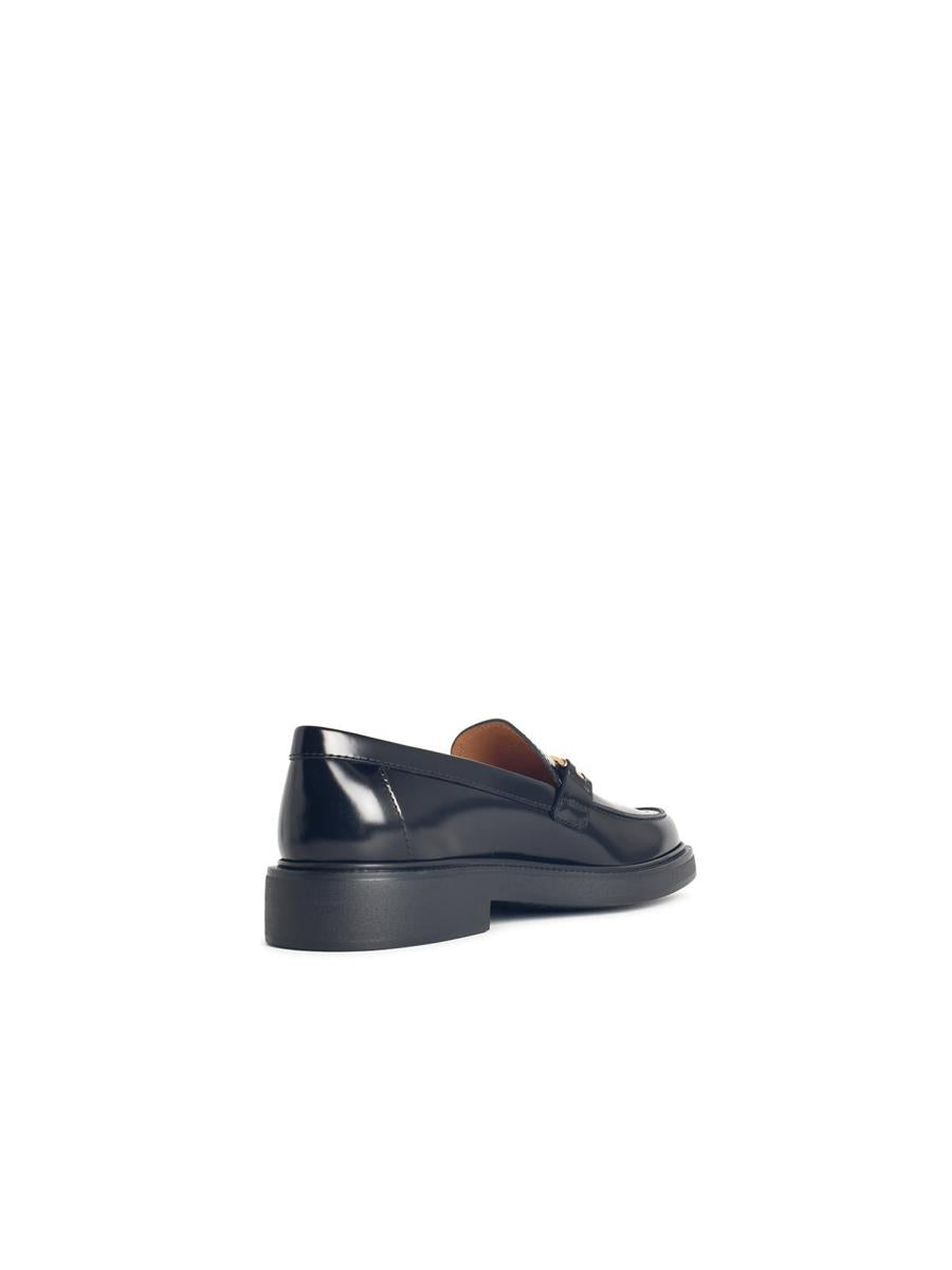 Tod'S Black Leather Loafers